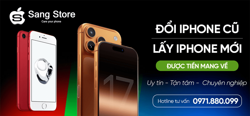 đổi iphone cũ lấy iphone mới quảng ngãi sang store