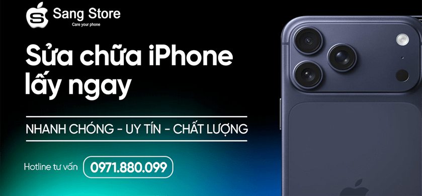 sửa chữa iphone quảng ngãi sang store